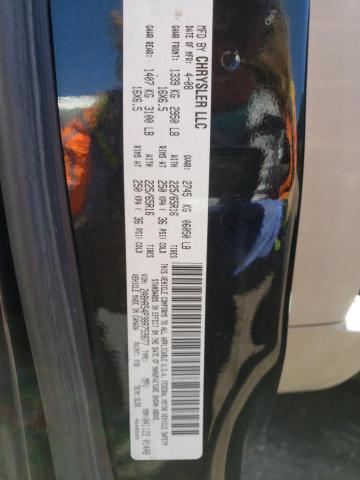 2A8HR54P38R759877 - 2008 CHRYSLER TOWN & COU TOURING შავი ფოტო 13