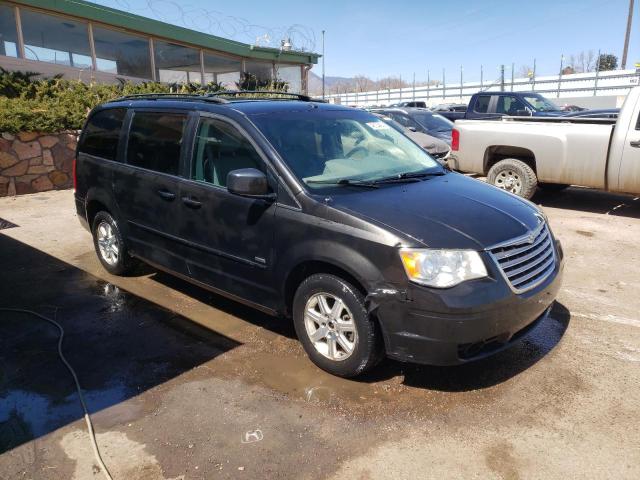 2A8HR54P38R759877 - 2008 CHRYSLER TOWN & COU TOURING შავი ფოტო 4