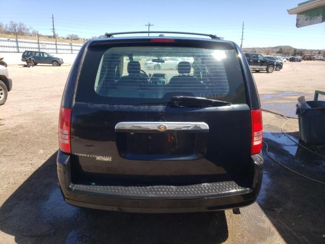 2A8HR54P38R759877 - 2008 CHRYSLER TOWN & COU TOURING შავი ფოტო 6