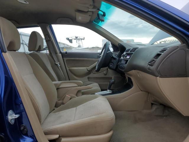 1HGES16365L018825 - 2005 HONDA CIVIC DX VP Կապույտ լուսանկար 7