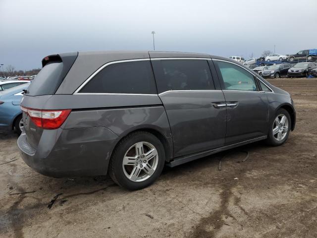 5FNRL5H91BB072666 - 2011 HONDA ODYSSEY TOURING GRAY photo 3