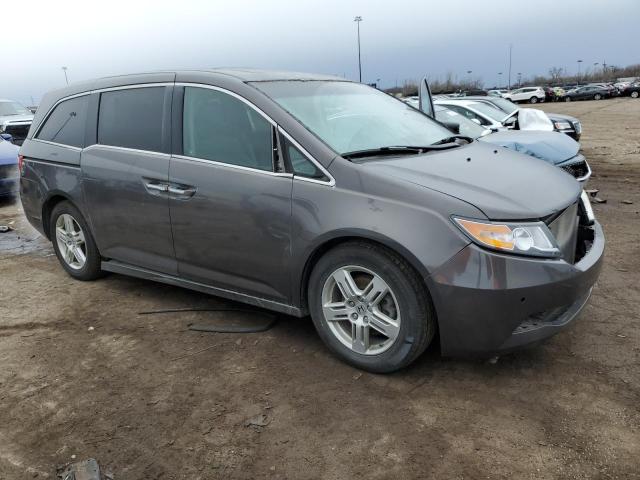 5FNRL5H91BB072666 - 2011 HONDA ODYSSEY TOURING GRAY photo 4