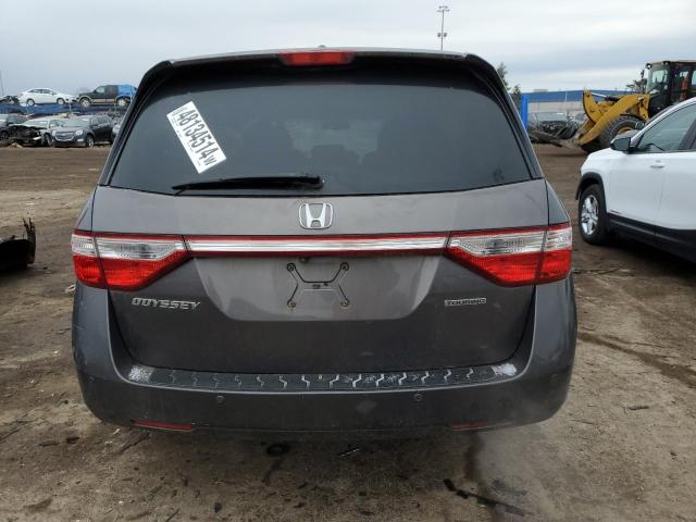 5FNRL5H91BB072666 - 2011 HONDA ODYSSEY TOURING GRAY photo 6