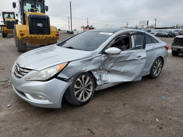 5NPEC4AB5DH730855 - 2013 HYUNDAI SONATA SE SILVER photo 1