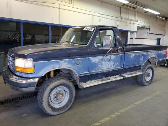 2FTHF26G9NCA62269 - 1992 FORD F250 BLUE photo 1