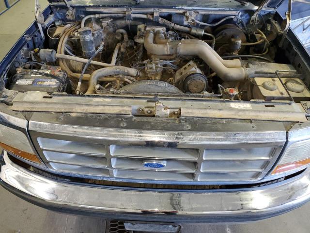 2FTHF26G9NCA62269 - 1992 FORD F250 BLUE photo 11