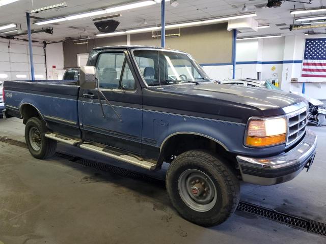 2FTHF26G9NCA62269 - 1992 FORD F250 BLUE photo 4