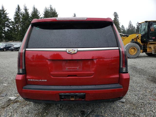 1GYS4MKJ7FR714197 - 2015 CADILLAC ESCALADE LUXURY RED photo 6