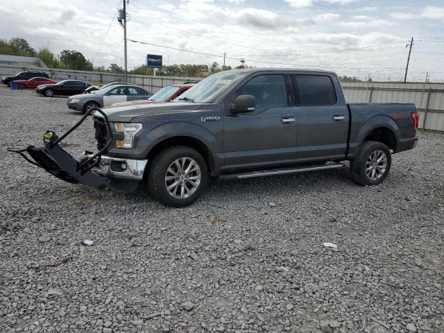 1FTEW1EFXGFC65510 - 2016 FORD F150 SUPERCREW GRAY photo 1