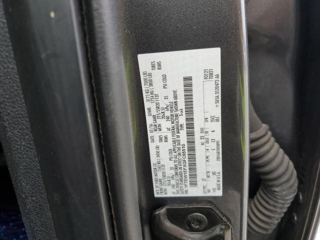 1FTEW1EFXGFC65510 - 2016 FORD F150 SUPERCREW GRAY photo 12