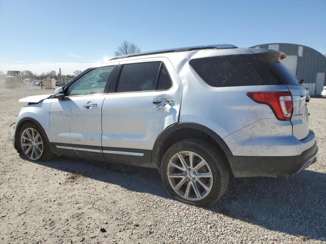 1FM5K8F83HGB52770 - 2017 FORD EXPLORER LIMITED SILVER photo 2