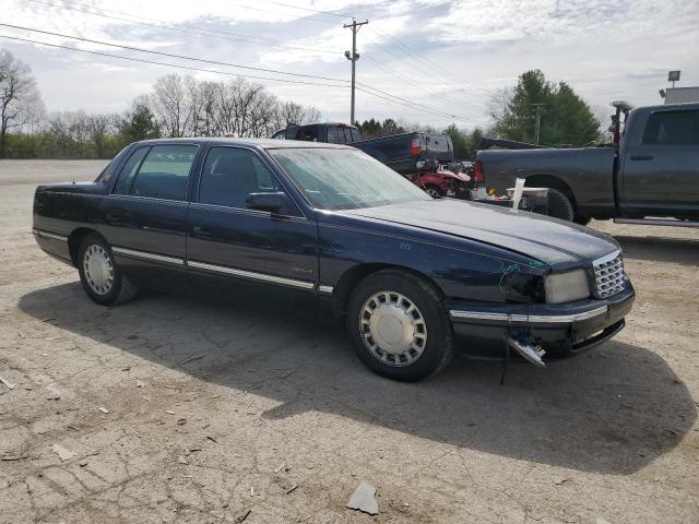 1G6KD54Y9VU284435 - 1997 CADILLAC DEVILLE BLUE photo 4