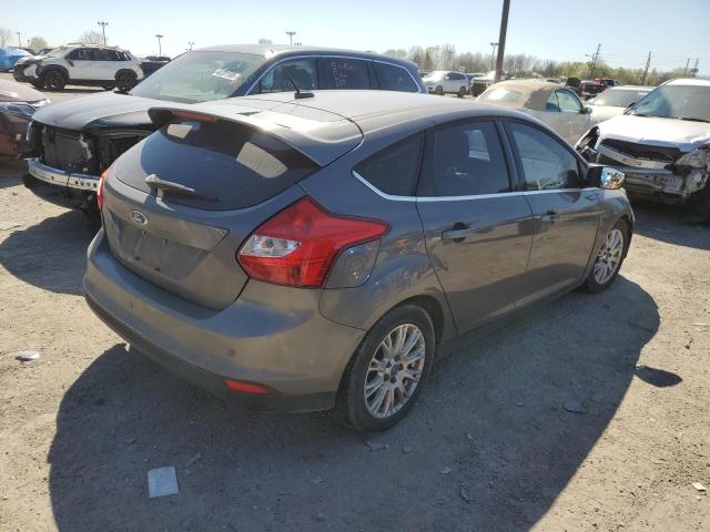 1FAHP3N2XCL221012 - 2012 FORD FOCUS TITANIUM GRAY photo 3