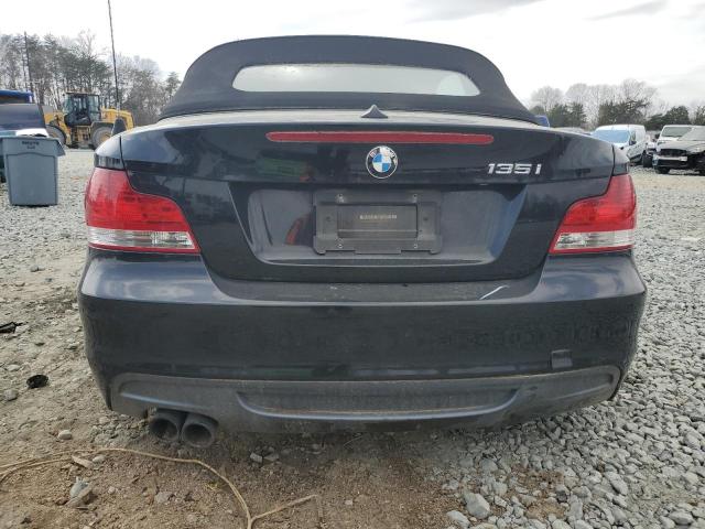 WBAUN93538VE94142 - 2008 BMW 135 I BLACK photo 6