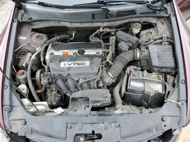 1HGCP26478A082895 - 2008 HONDA ACCORD LXP BURGUNDY photo 11