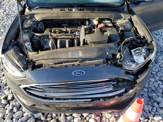 3FA6P0H79HR199395 - 2017 FORD FUSION SE GRAY photo 11