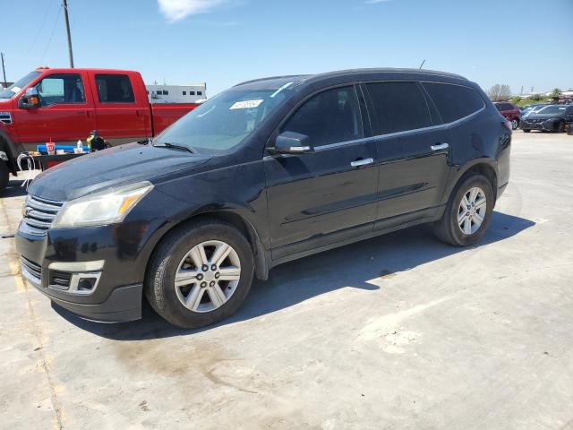 1GNKRJKD7DJ136475 - 2013 CHEVROLET TRAVERSE LT BLACK photo 1