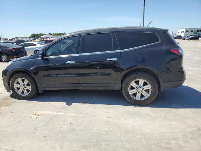 1GNKRJKD7DJ136475 - 2013 CHEVROLET TRAVERSE LT BLACK photo 2