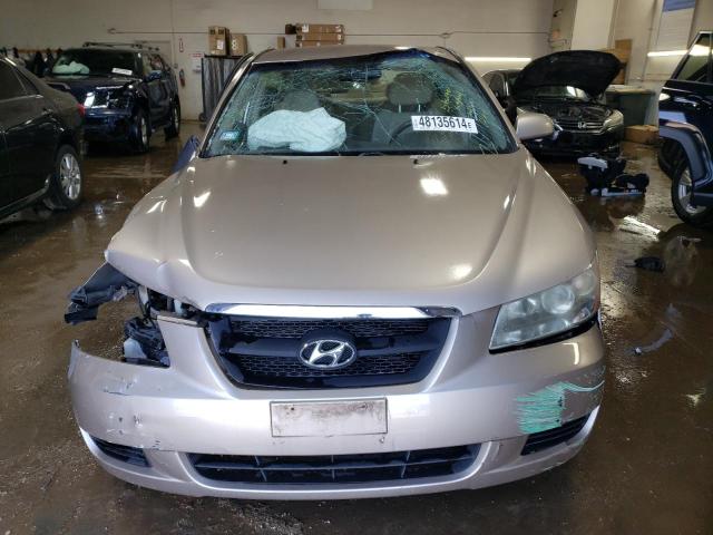 5NPET46C67H236445 - 2007 HYUNDAI SONATA GLS BEIGE photo 5