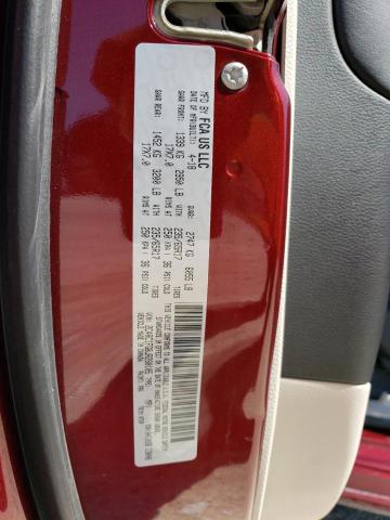 2C4RC1FG8JR280105 - 2018 CHRYSLER PACIFICA TOURING PLUS BURGUNDY photo 13