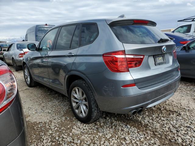 5UXWX9C53D0A15410 - 2013 BMW X3 XDRIVE28I GRAY photo 2