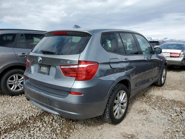 5UXWX9C53D0A15410 - 2013 BMW X3 XDRIVE28I GRAY photo 3