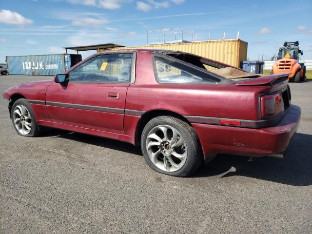 JT2MA70J8H0034367 - 1987 TOYOTA SUPRA SPORT ROOF BURGUNDY photo 2