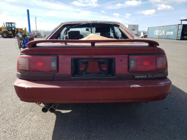 JT2MA70J8H0034367 - 1987 TOYOTA SUPRA SPORT ROOF BURGUNDY photo 6