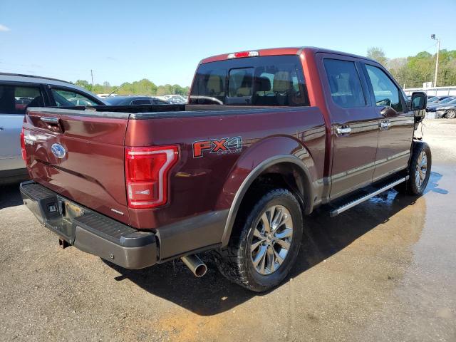 1FTEW1EFXGFC11866 - 2016 FORD F150 SUPERCREW MAROON photo 3