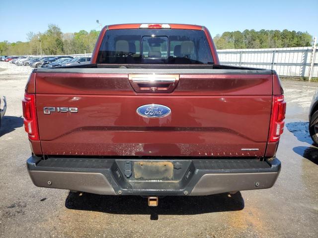 1FTEW1EFXGFC11866 - 2016 FORD F150 SUPERCREW MAROON photo 6