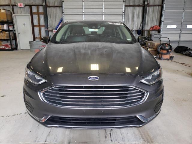 3FA6P0CD4KR145281 - 2019 FORD FUSION SEL GRAY photo 5