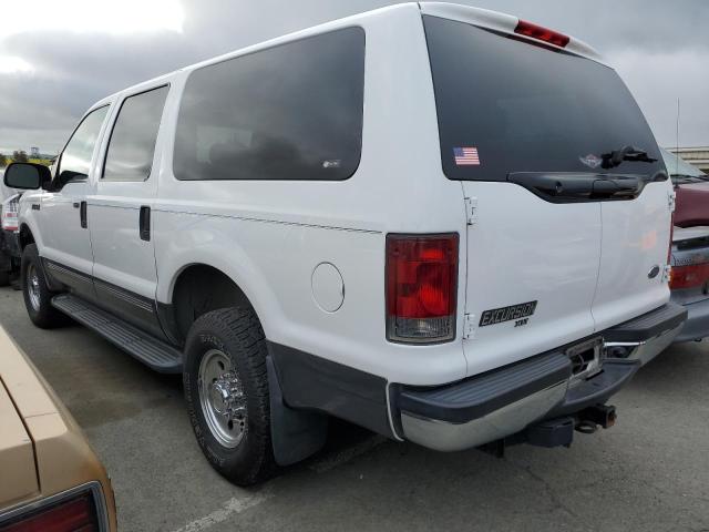 1FMNU41S13EA80624 - 2003 FORD EXCURSION XLT WHITE photo 2