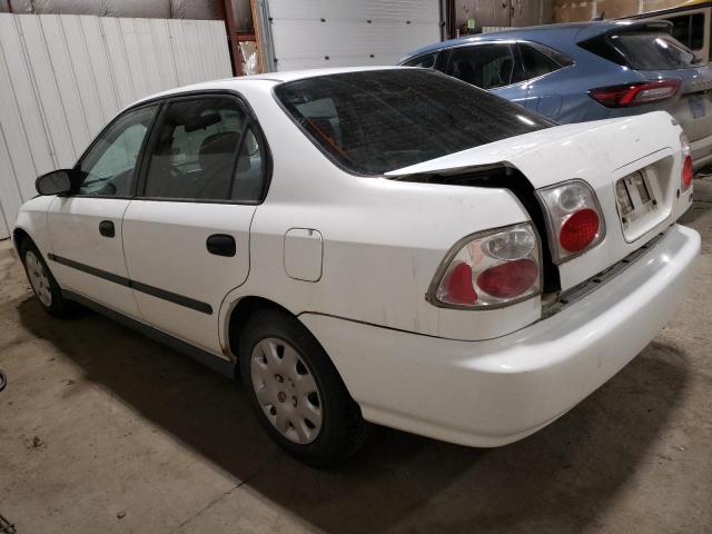 2HGEJ663XXH904596 - 1999 HONDA CIVIC LX WHITE photo 2