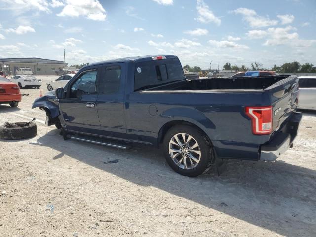 1FTEX1CP0GKD71206 - 2016 FORD F150 SUPER CAB BLUE photo 2