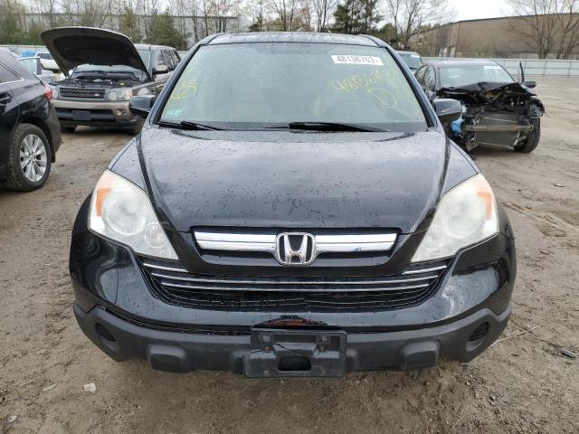 JHLRE48758C062721 - 2008 HONDA CR-V EXL BLACK photo 5