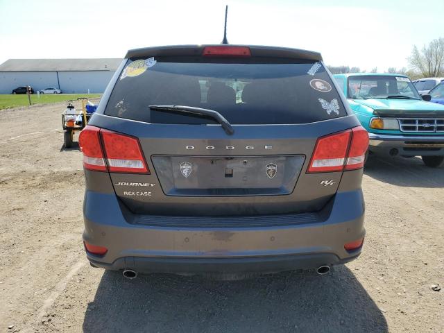 3C4PDCEG6FT669377 - 2015 DODGE JOURNEY R/T CHARCOAL photo 6