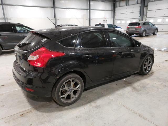 1FADP3K21EL184146 - 2014 FORD FOCUS SE BLACK photo 3