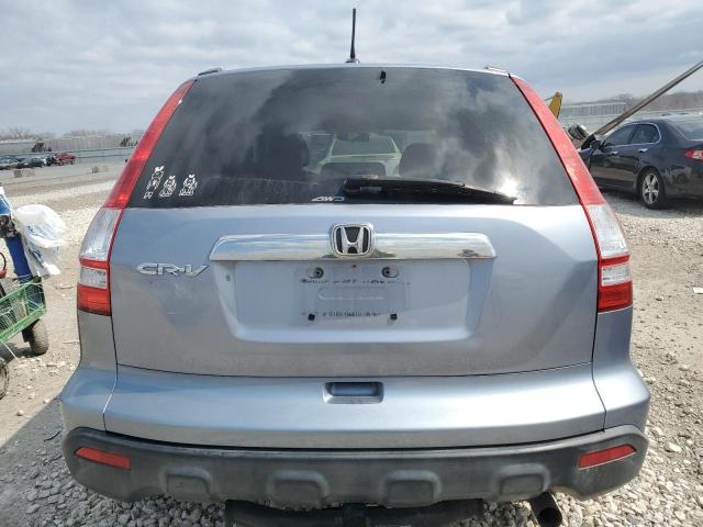 JHLRE48738C039194 - 2008 HONDA CR-V EXL BLUE photo 6