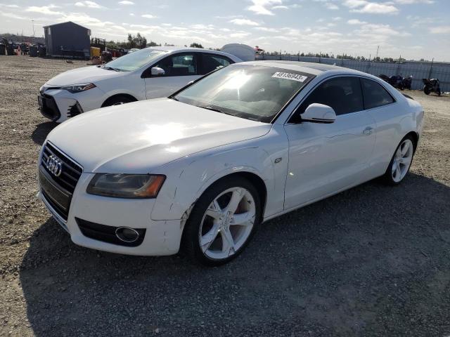 WAUDK78T09A034608 - 2009 AUDI A5 QUATTRO WHITE photo 1