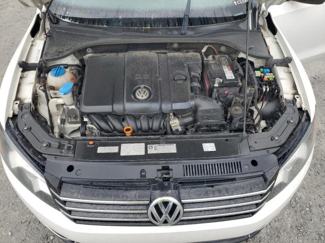 1VWAP7A3XDC038483 - 2013 VOLKSWAGEN PASSAT S WHITE photo 11