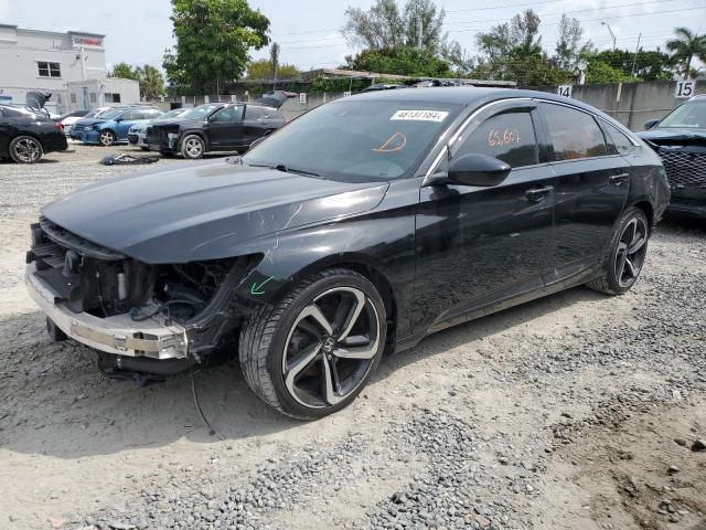 1HGCV1F34JA188993 - 2018 HONDA ACCORD SPORT BLACK photo 1