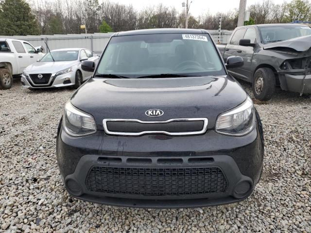 KNDJN2A26G7288545 - 2016 KIA SOUL BLACK photo 5