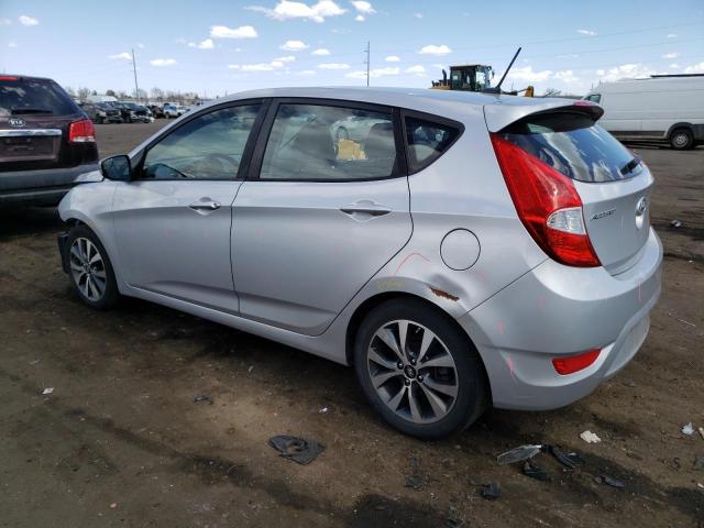 KMHCU5AE6HU301431 - 2017 HYUNDAI ACCENT SPORT SILVER photo 2