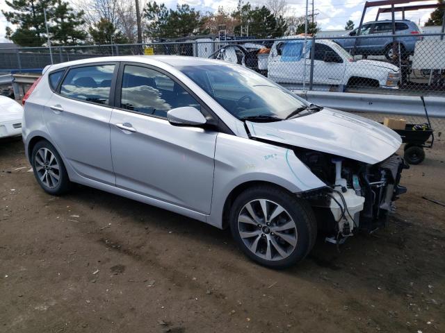 KMHCU5AE6HU301431 - 2017 HYUNDAI ACCENT SPORT SILVER photo 4