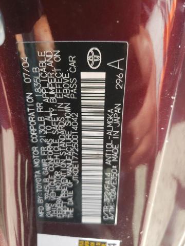 JTKDE177250014042 - 2005 TOYOTA SCION TC PURPLE photo 12