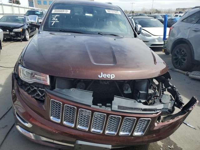 1C4RJFJG4FC862132 - 2015 JEEP GRAND CHER SUMMIT ბურგუნდია ფოტო 5