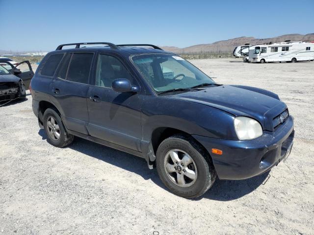 KM8SC13D85U947531 - 2005 HYUNDAI SANTA FE GLS BLUE photo 4