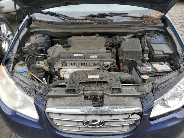 KMHDU46D29U598360 - 2009 HYUNDAI ELANTRA GLS BLUE photo 11