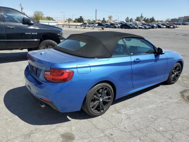 WBA2L1C39HV666538 - 2017 BMW M240I أزرق صورة 3