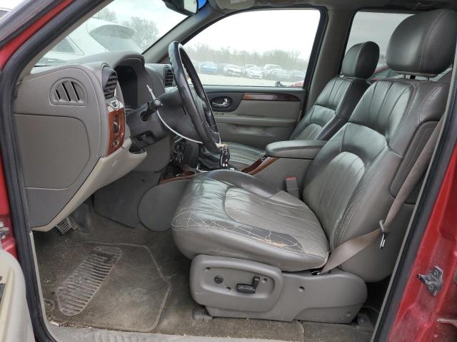 1GKDT13S222450921 - 2002 GMC ENVOY RED photo 7